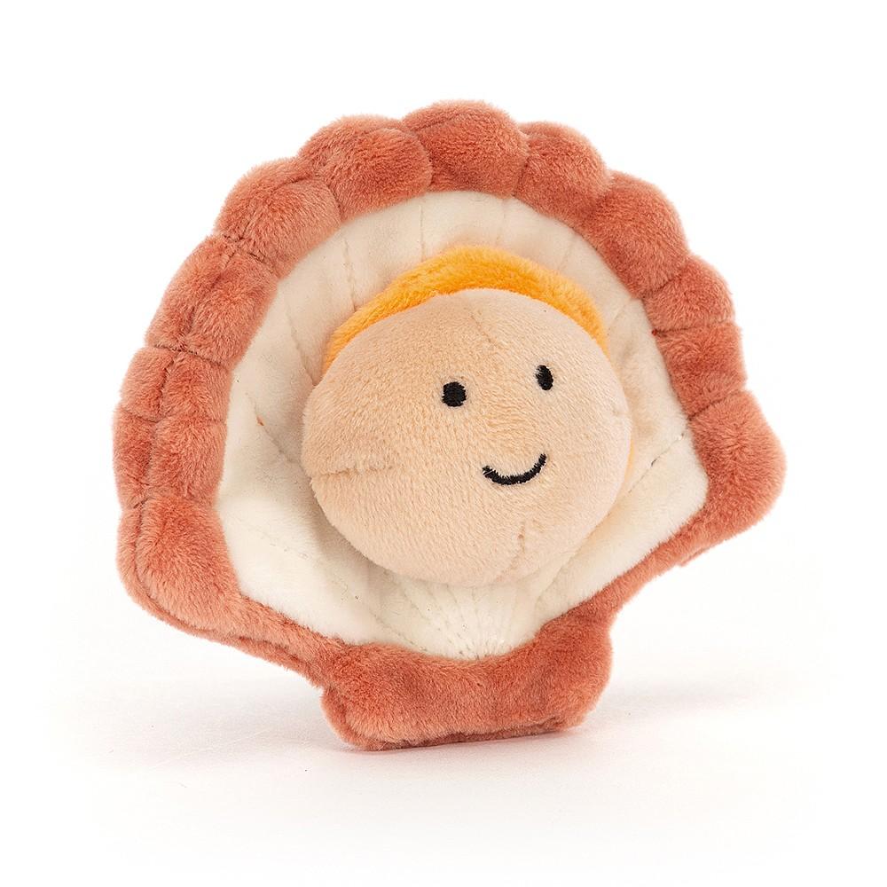 JellyCat Sensational Seafood Scallop Plush Toy – Pearl Grant Richmans