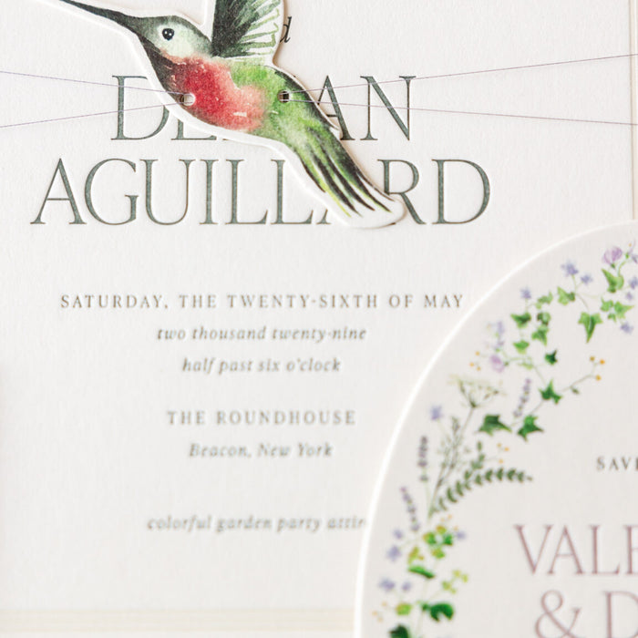 Derian hummingbird tag detail