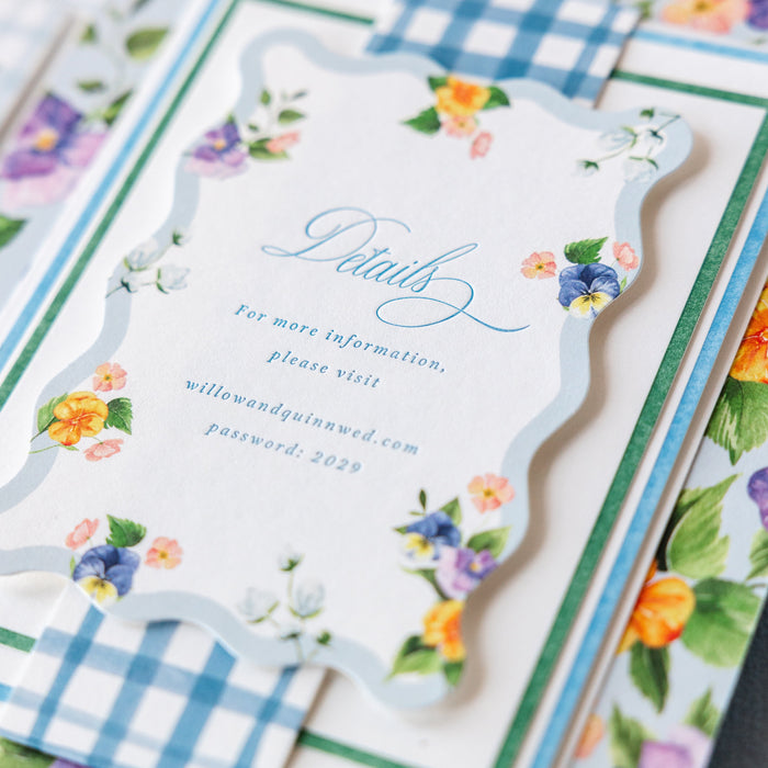 Floral details card from Hadaway v2 suite