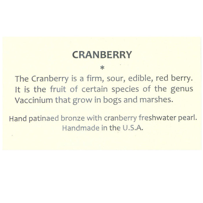 Silver Seasons Cranberry Bracelet by Michael Michaud