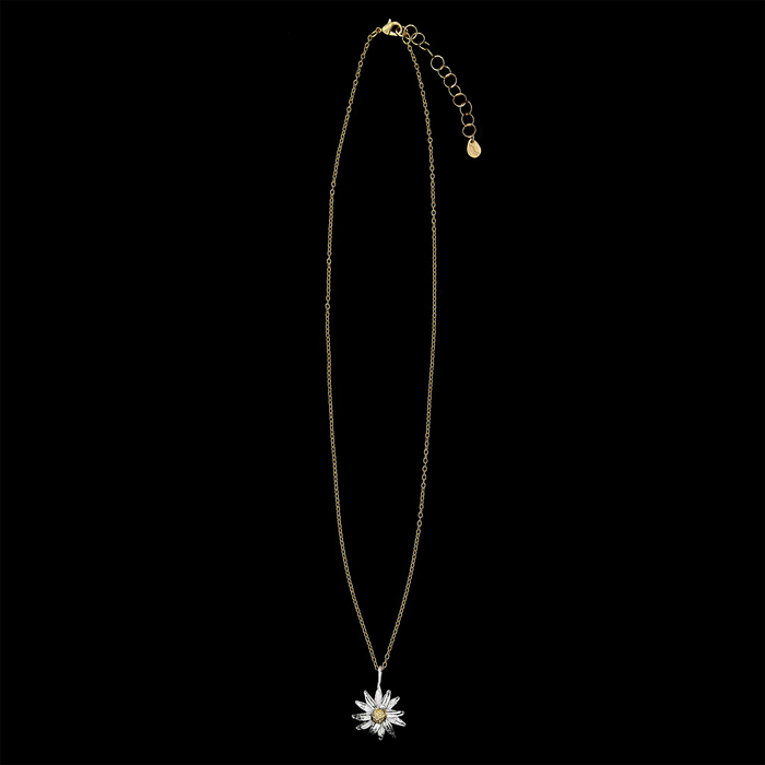 Silver Seasons Daisy Pendant by Michael Michaud