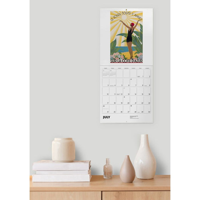 France: Vintage Travel Posts 2022 Wall Calendar
