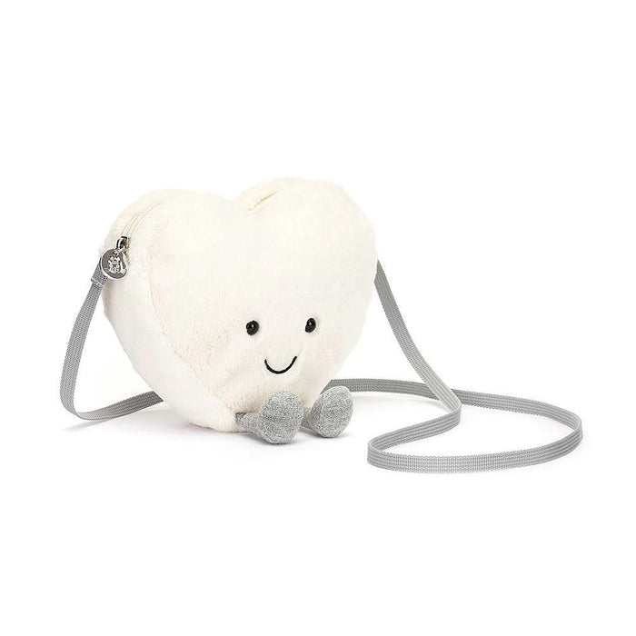 JellyCat Amuseable Cream Heart Bag Plush Toy