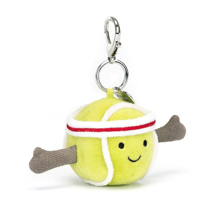 JellyCat Amuseable Sports Tennis Bag Charm Plush Toy