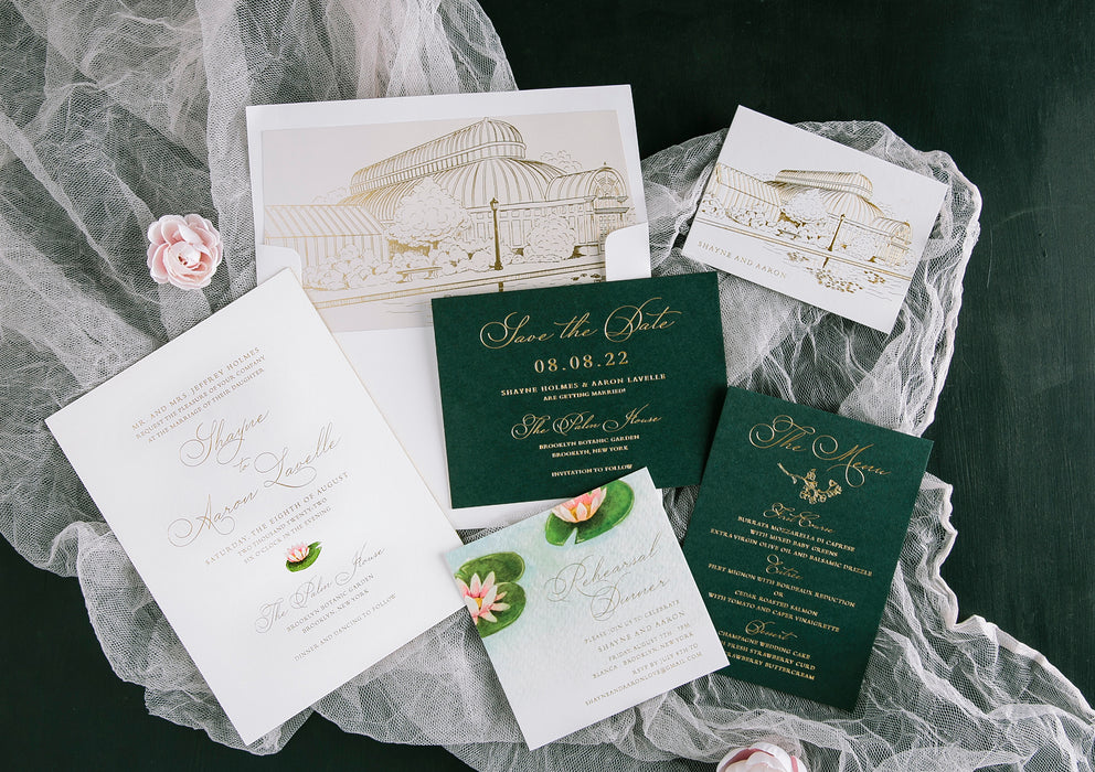 Atrium Wedding Invitation Suite
