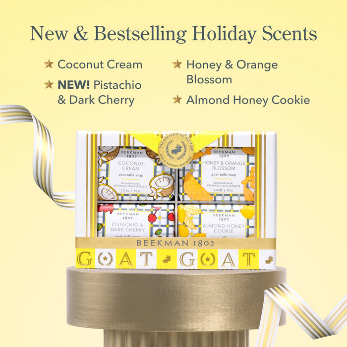 4-Piece Travel-Sized Bar Soap Gift Set