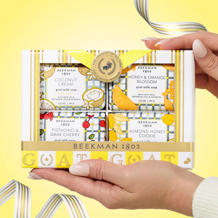 4-Piece Travel-Sized Bar Soap Gift Set