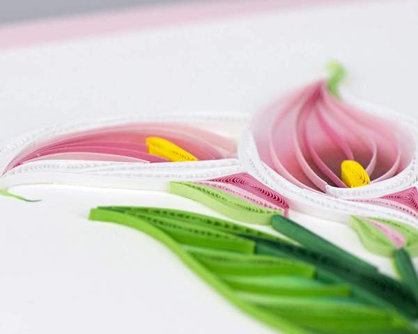 Quilled Calla Lily Card