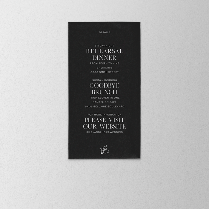 Bandeau Wedding Invitation Suite