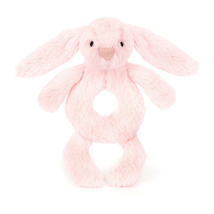 JellyCat Bashful Pink Bunny Ring RattlePlush Toy