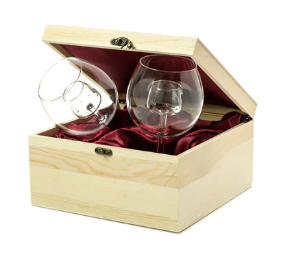 Sommelier Aerating Wine Glasses Cedar Gift Set