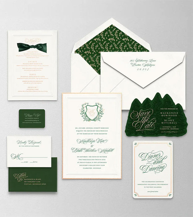 Cenador Wedding Invitation Suite