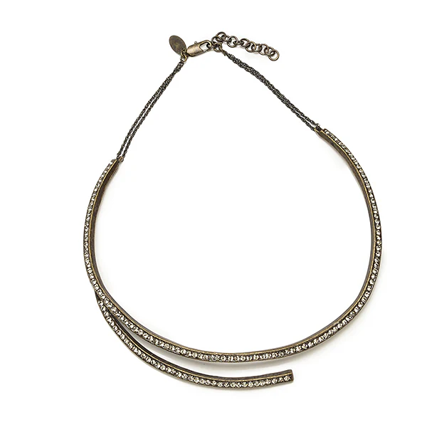Crystal Neck Cuff by Rebel Designs