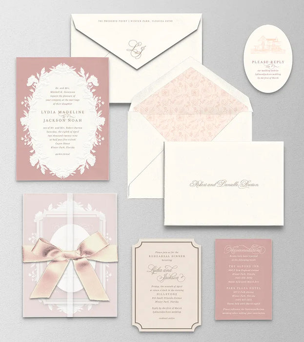 Enamorada Wedding Invitation Suite