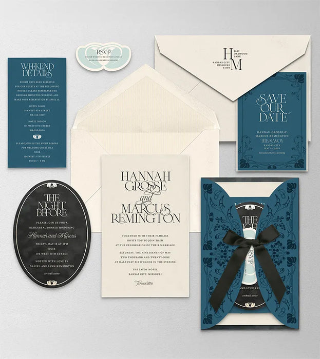 Entrada Wedding Invitation Suite