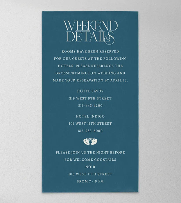 Entrada Wedding Invitation Suite