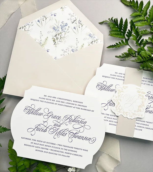 Florecer Wedding Invitation Suite