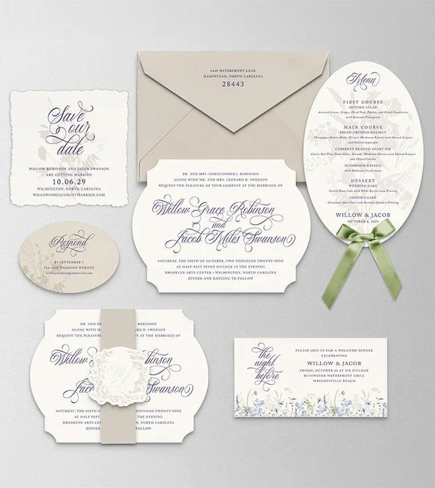 Florecer Wedding Invitation Suite