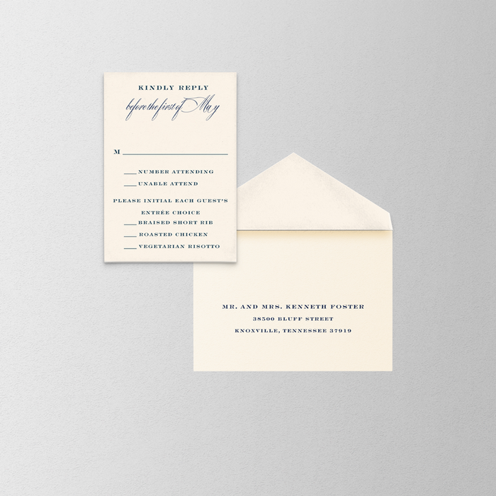 Gilt Wedding Invitation Suite