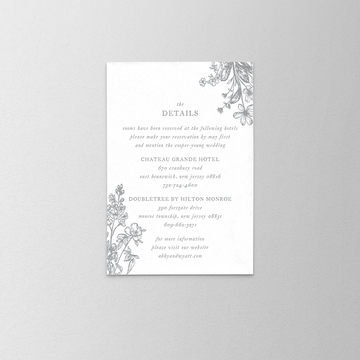 Gossamer Wedding Invitation Suite
