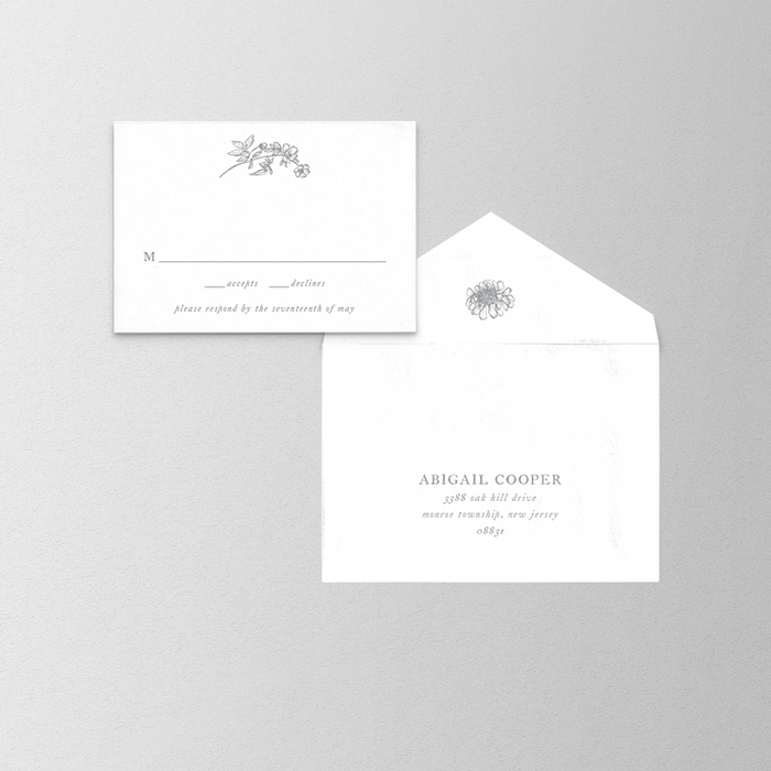 Gossamer Wedding Invitation Suite