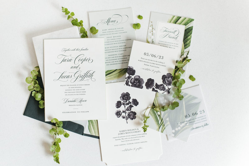 Hemingway Wedding Invitation Suite