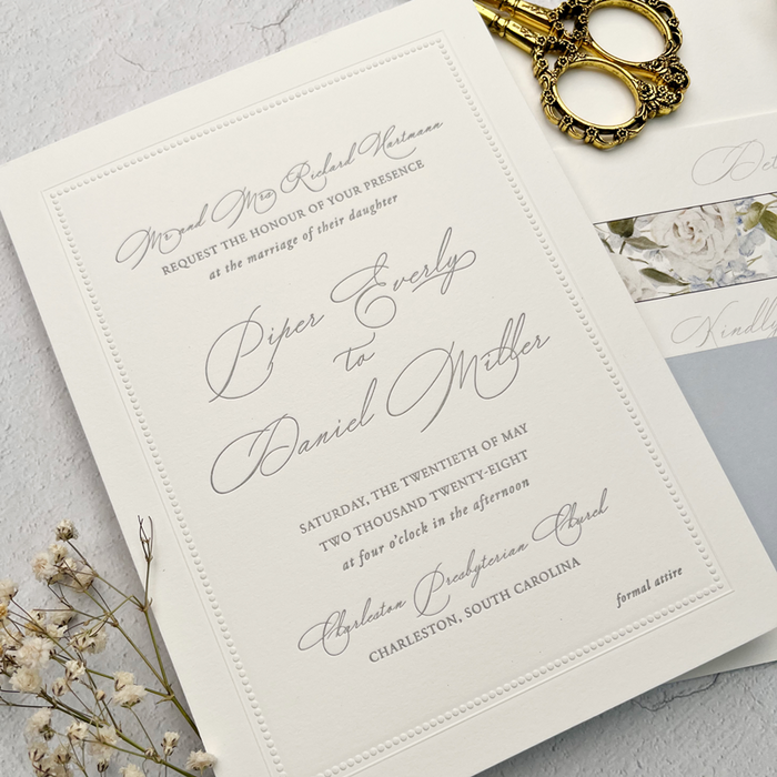 Pastel Wedding Invitation Suite