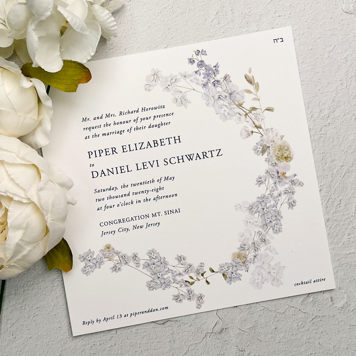 Pastel Wedding Invitation Variation 1