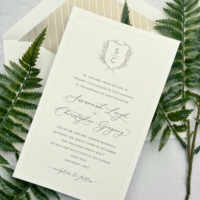 Stylus Wedding Invitation Suite