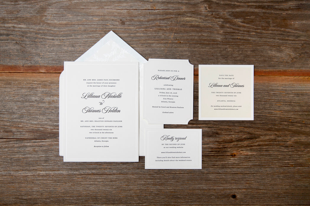 Elatus V.2 Wedding Invitation