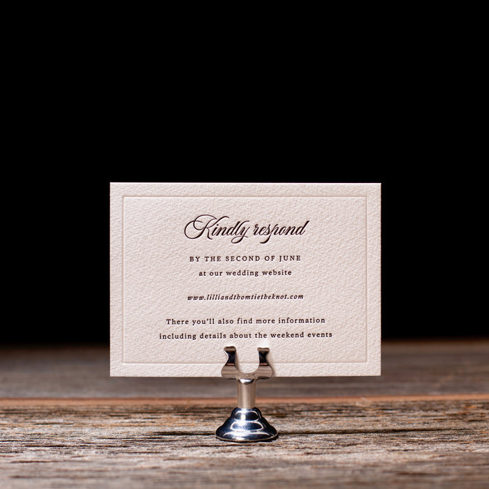 Elatus V.2 Wedding Invitation