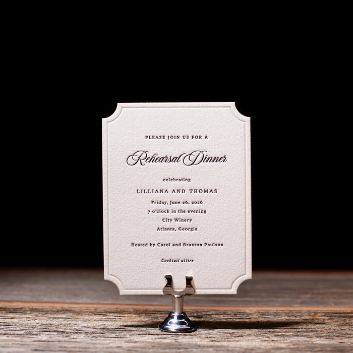 Elatus V.2 Wedding Invitation