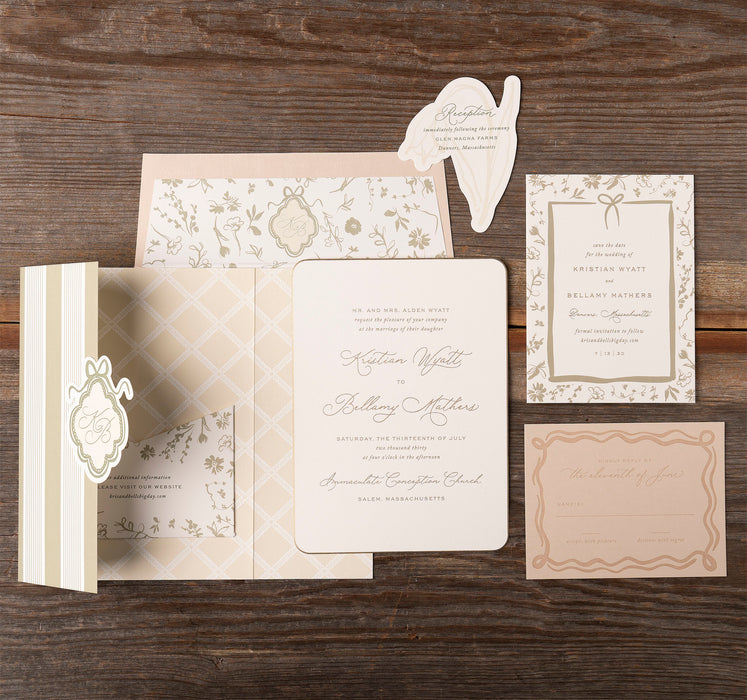 Hettie Wedding Invitation Suite
