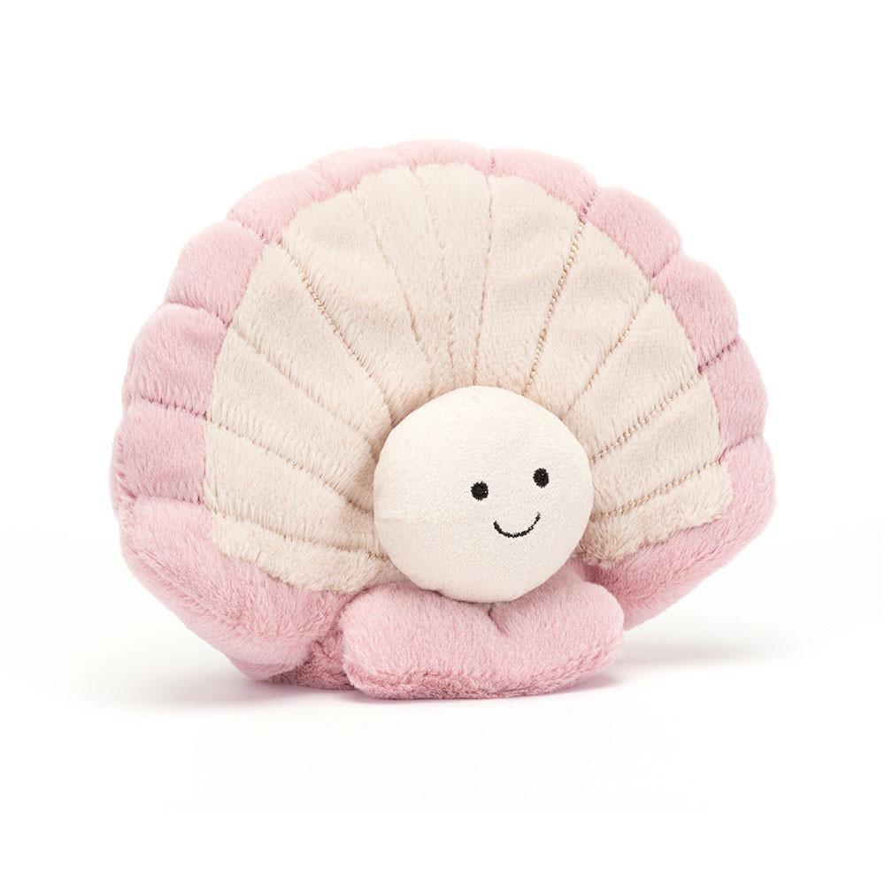Jellycat Clemmie Clam Plush Toy — Pearl Grant Richmans
