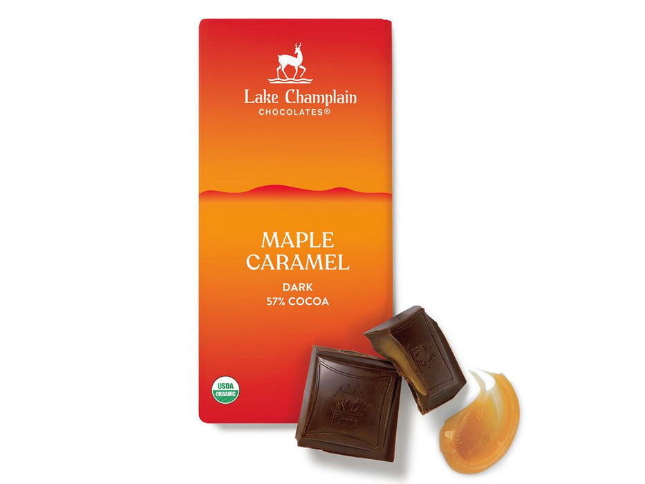 Lake Champlain Chocolates Maple Caramel Dark Chocolate Bar