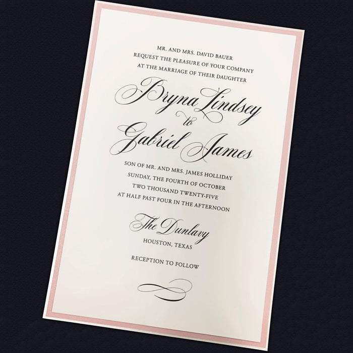 Classic Layers Wedding Invitation