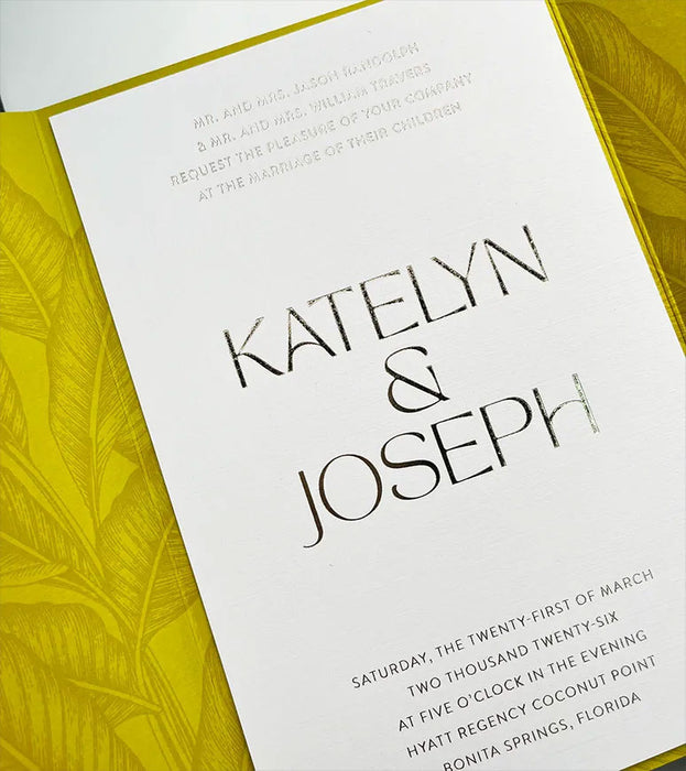 Paraíso Wedding Invitation Suite