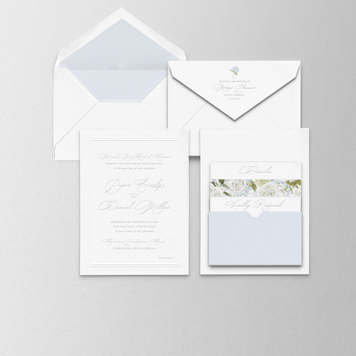Pastel Wedding Invitation Suite