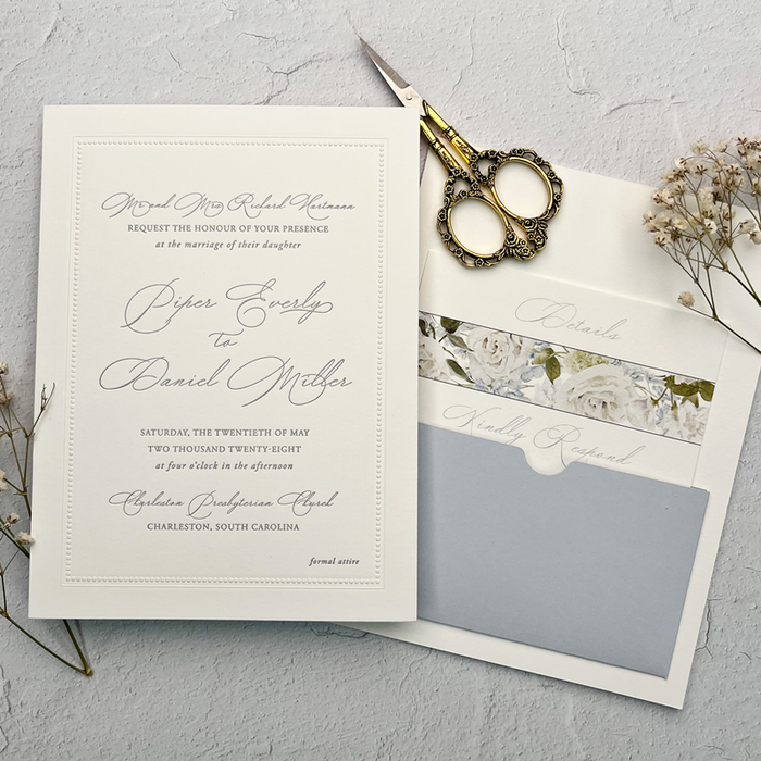 Pastel Wedding Invitation Suite
