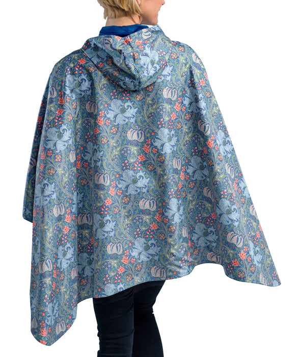 RAINCAPER BLUEBELL & WILLIAM MORRIS "LILY" TRAVEL CAPE