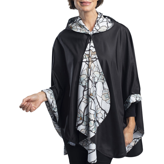 FINE ART RAINCAPER - TIFFANY MAGNOLIA TRAVEL CAPE