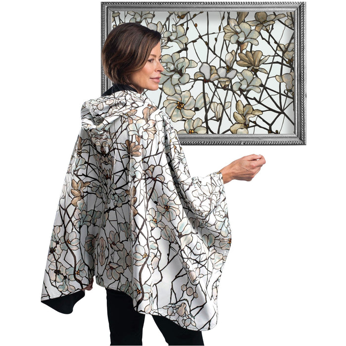 FINE ART RAINCAPER - TIFFANY MAGNOLIA TRAVEL CAPE