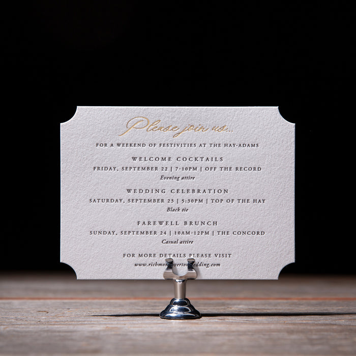 Richmond Wedding Invitation Suite