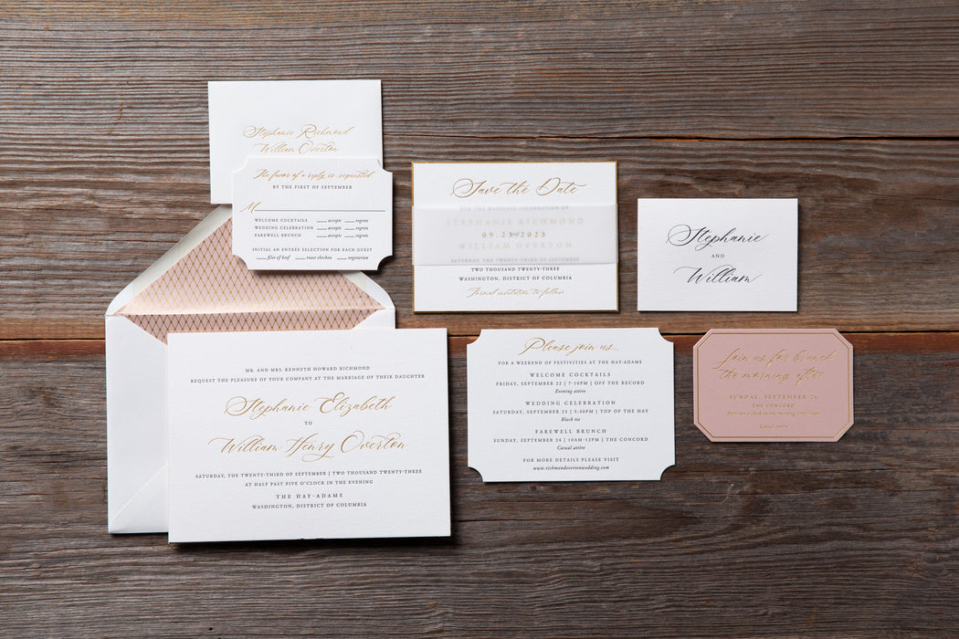 Richmond Wedding Invitation Suite
