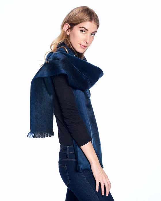 Alpaca Scarf - Cobalt Blue