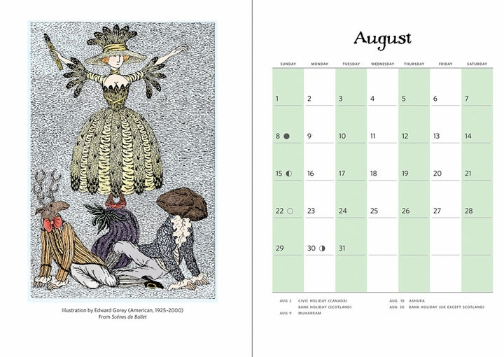 Edward Gorey 2021 Engagement Calendar