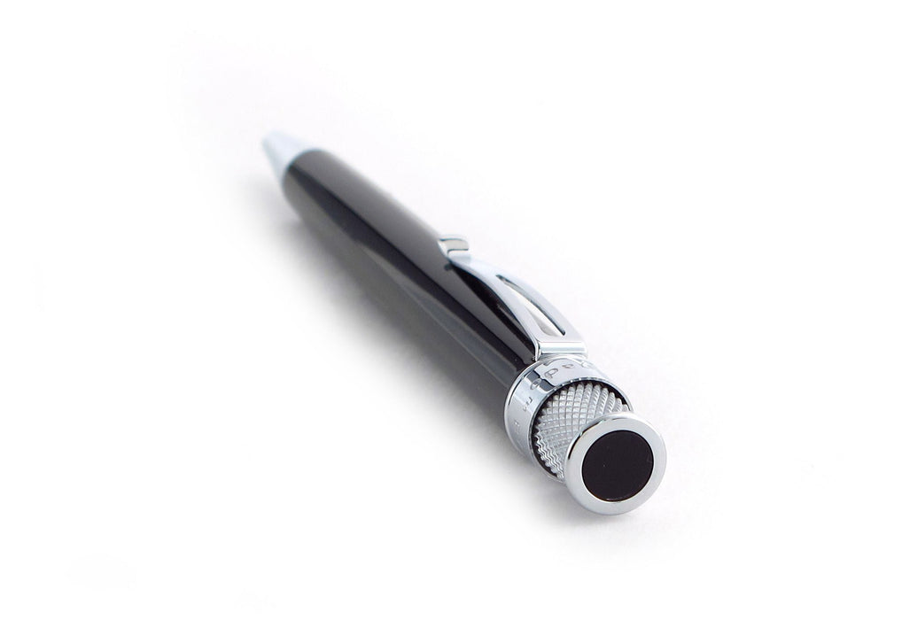 Retro 1951 Tornado Classic Black Lacquer Roller Ball Pen