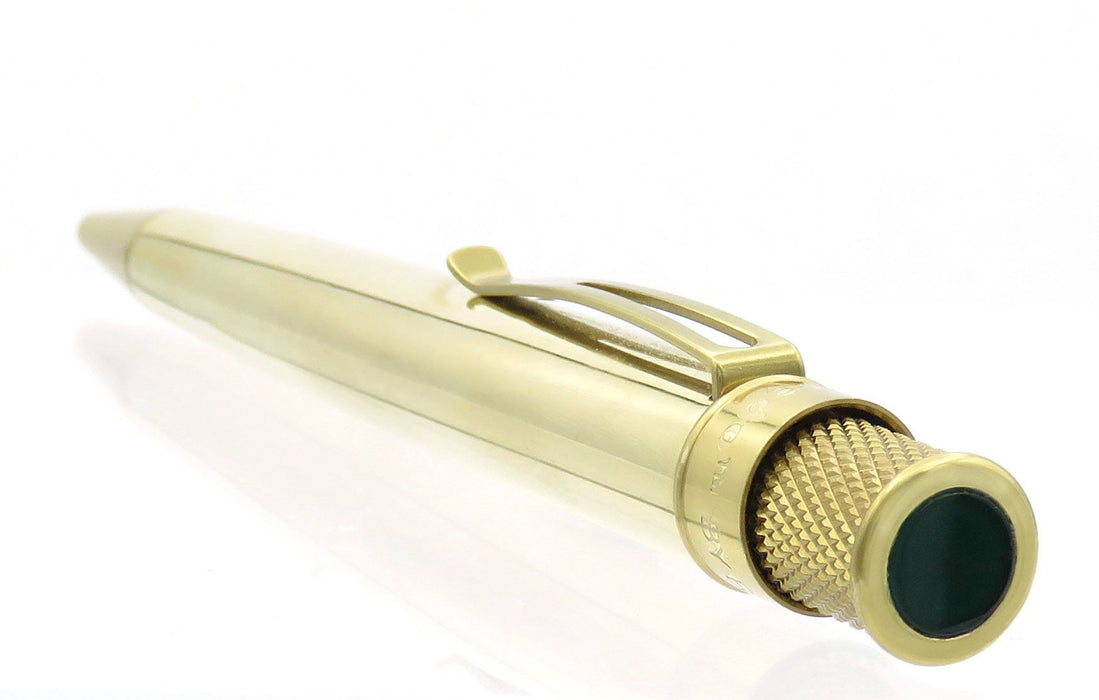Retro 1951 Tornado Vintage Metalsmith Raw Brass Roller Ball Pen