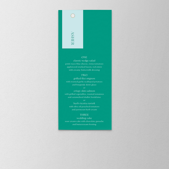 Affixed Wedding Invitation Suite