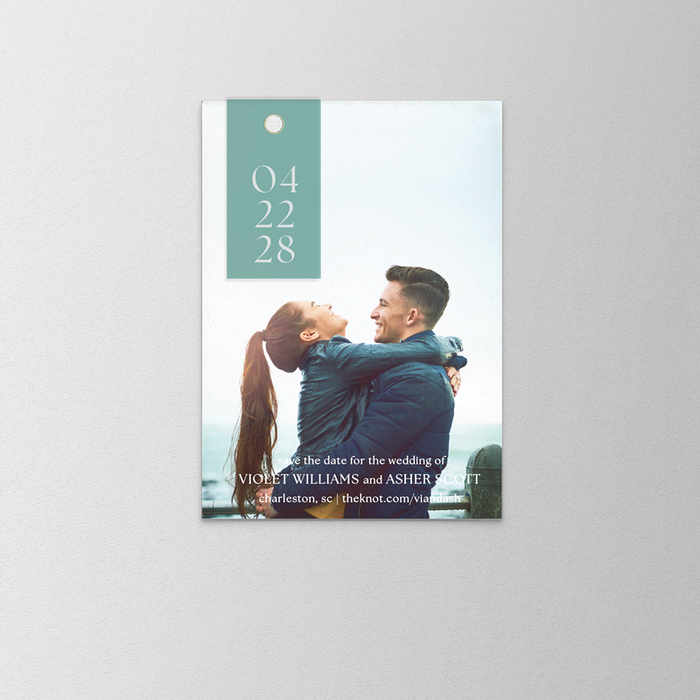 Affixed Wedding Invitation Suite